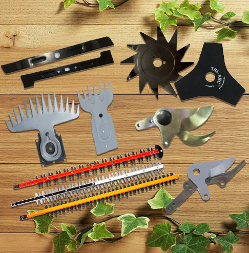 Lâminas para ferramentas de jardim
